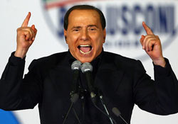 Berlusconi bota pra f…!