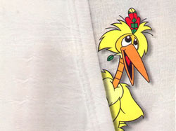 Passarinho na cueca.