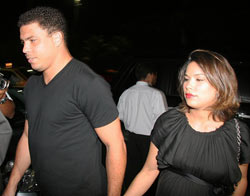 Ronaldo e Bia Anthony, pais de Maria.