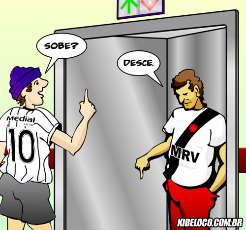 O sobe e desce do cotidiano.