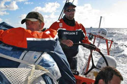 Torben Grael, preparando-se para a terceira perna. Hmmmm…