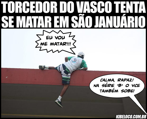 Vascaíno tentou se matar, mas foi detido pela psicologia moderna.