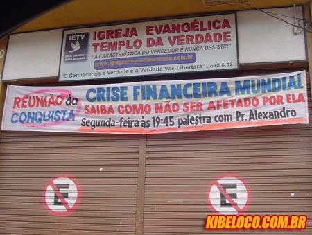 Praca do Braziu 156 - O Pastor tem as melhores dicas para combater a crise financeira mundial.