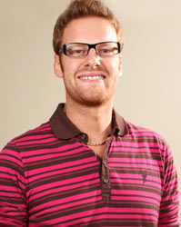 Flávio: inteligente e animado como um Dexter.