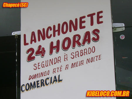 Praca do Braziu 163 - Lanchonete 24h