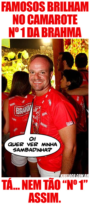 Nãããooo!!! A sambadinha, nãããooo!!!