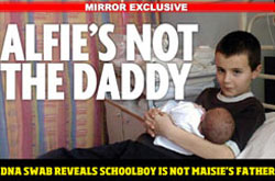 “Não é o papai!”