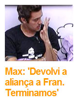 Max: “Cadê meu anelzinho que tava aqui?”
