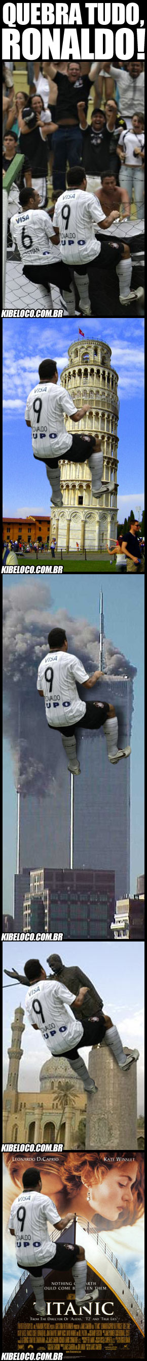 Gol de Ronaldo! Segura o alambrado!