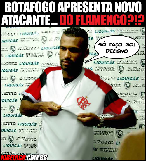 Emerson: zagueiro do Botafogo de segunda à sexta e atacante do Flamengo nos fins de semana.
