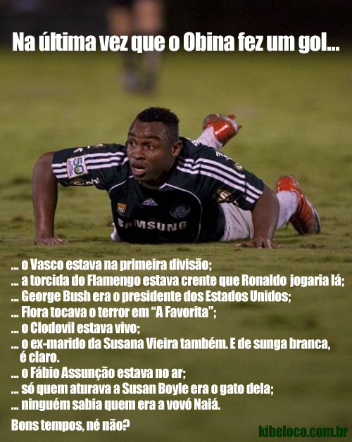 Direto do túnel do tempo…